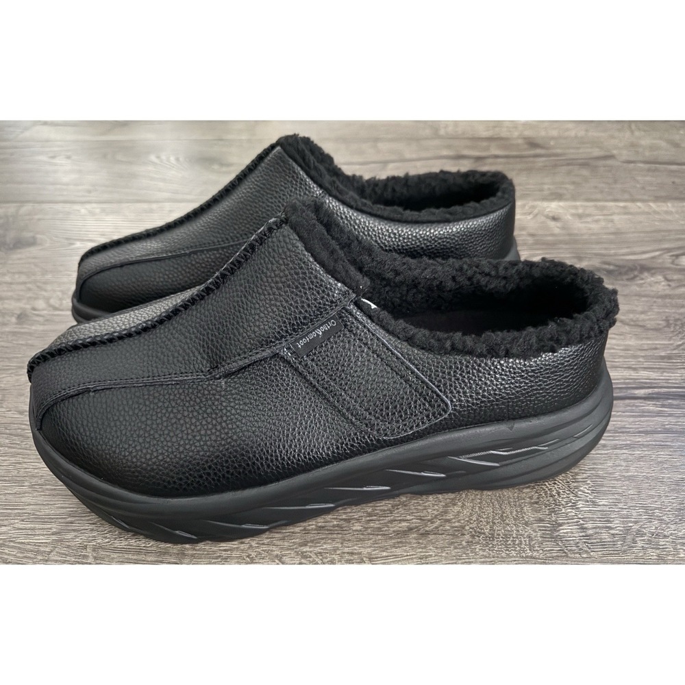 OrthoComfort Men's Black‎ Orthopedic Diabetic Slip In Shoes Size 11 NIB, NEW